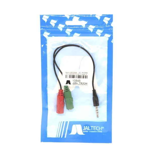 Cable Adapt. 3.5mm A Mic Y Audio B528